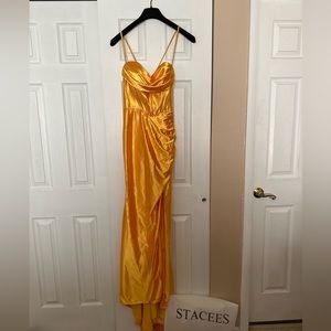 Prom dress goldenrod size 8